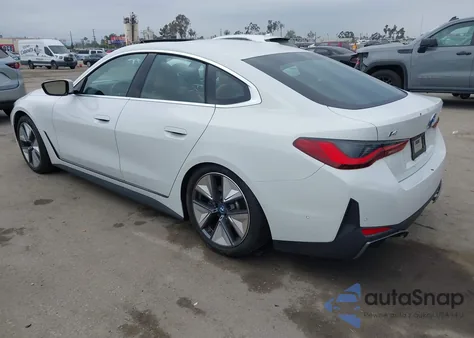 2024 BMW I4 Edrive35 z USA, uszkodzony, nr VIN WBY43AW06RFS44928